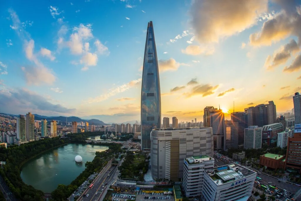 lotte tower a seoul en corée du sud