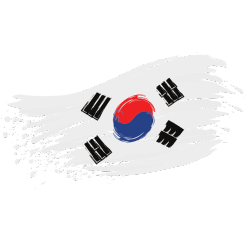 Logotipo de la bandera de Corea
