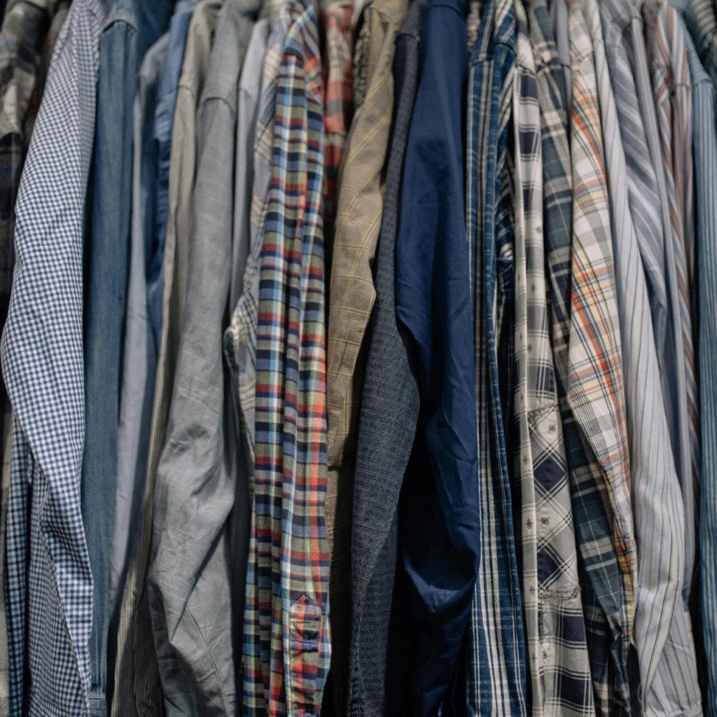 vintage clothing thrift store